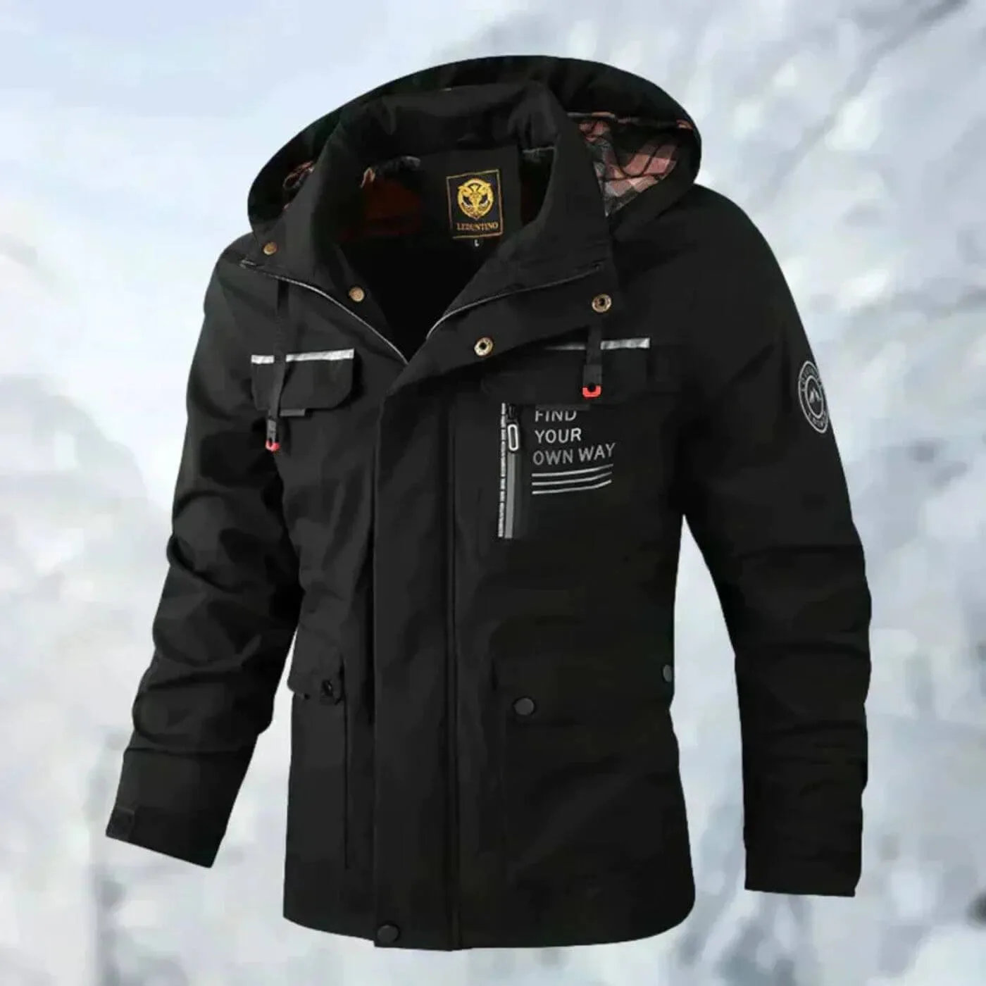 Veste d’hiver à capuche pour homme - Image 6