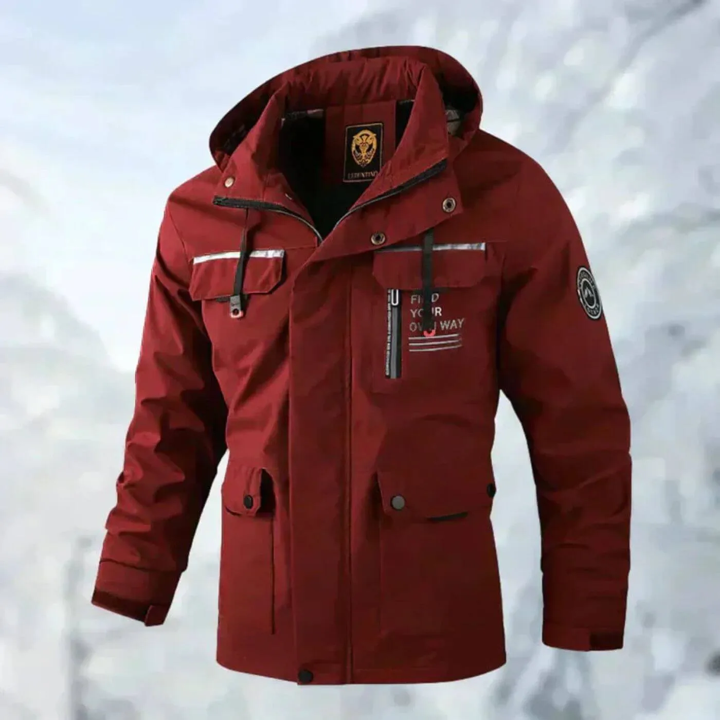 Veste d’hiver à capuche pour homme - Image 7