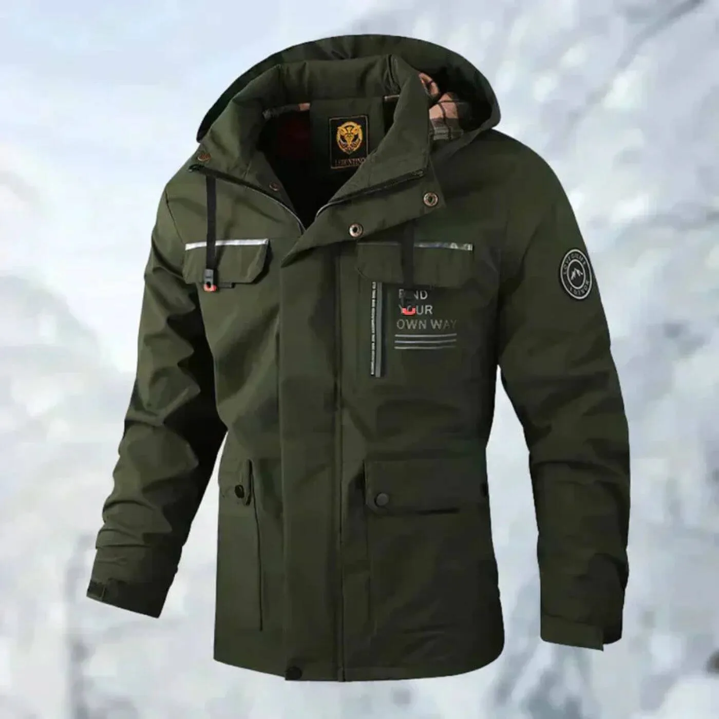 Veste d’hiver à capuche pour homme - Image 8