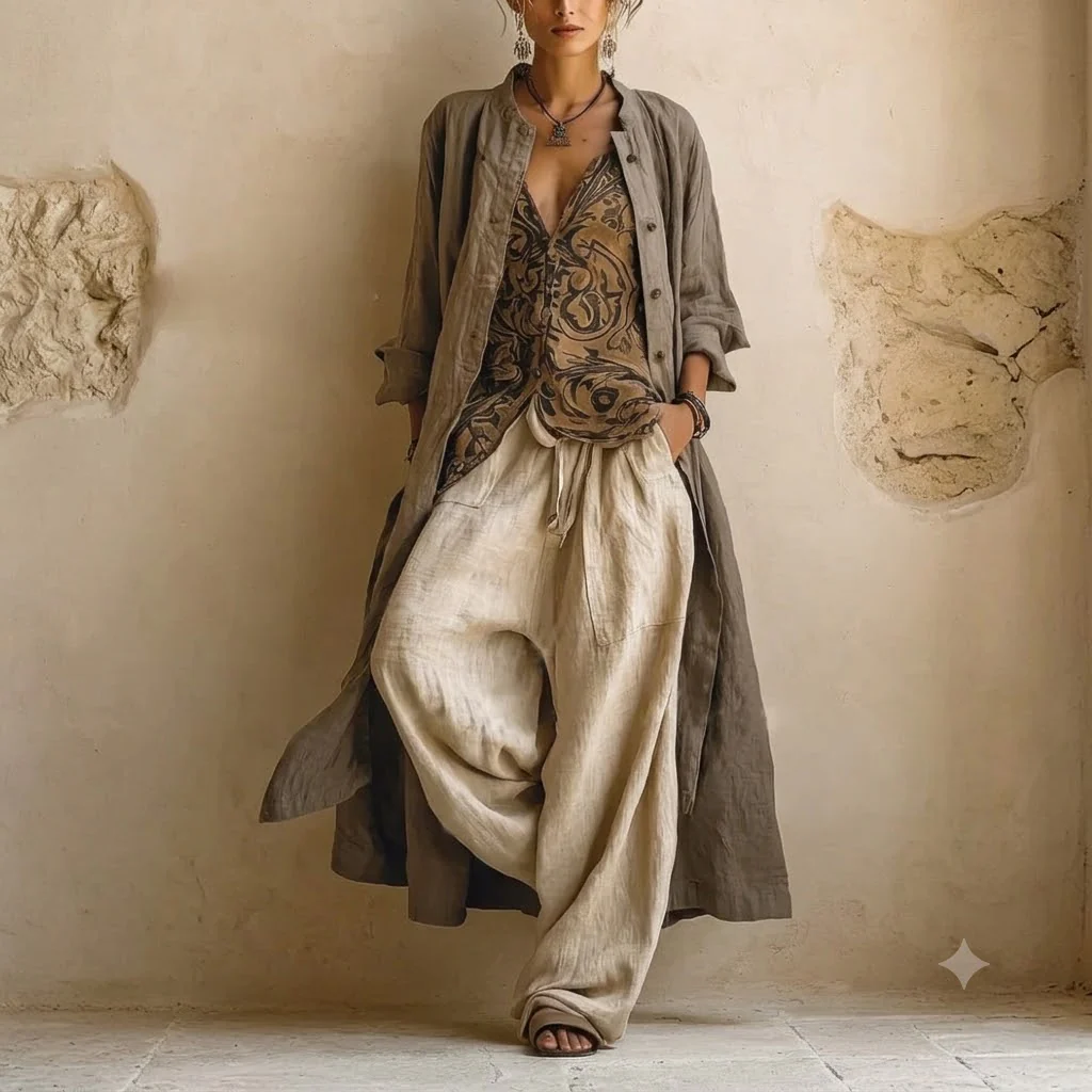 Veste denim bi-matière femme - Image 3