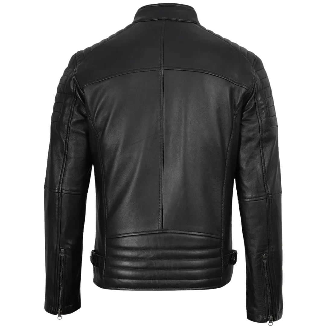Veste en cuir pour homme - Image 9
