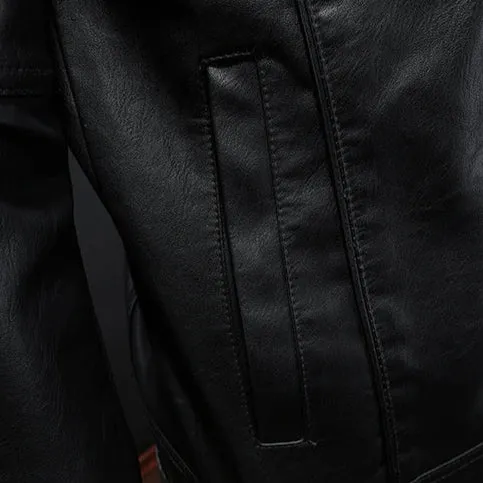 Veste en cuir premium pour homme - Image 4
