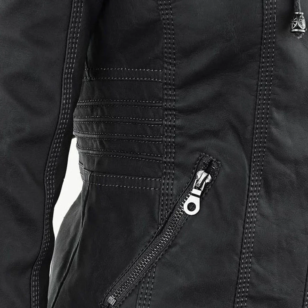 Veste en cuir robuste et élégante - Image 17