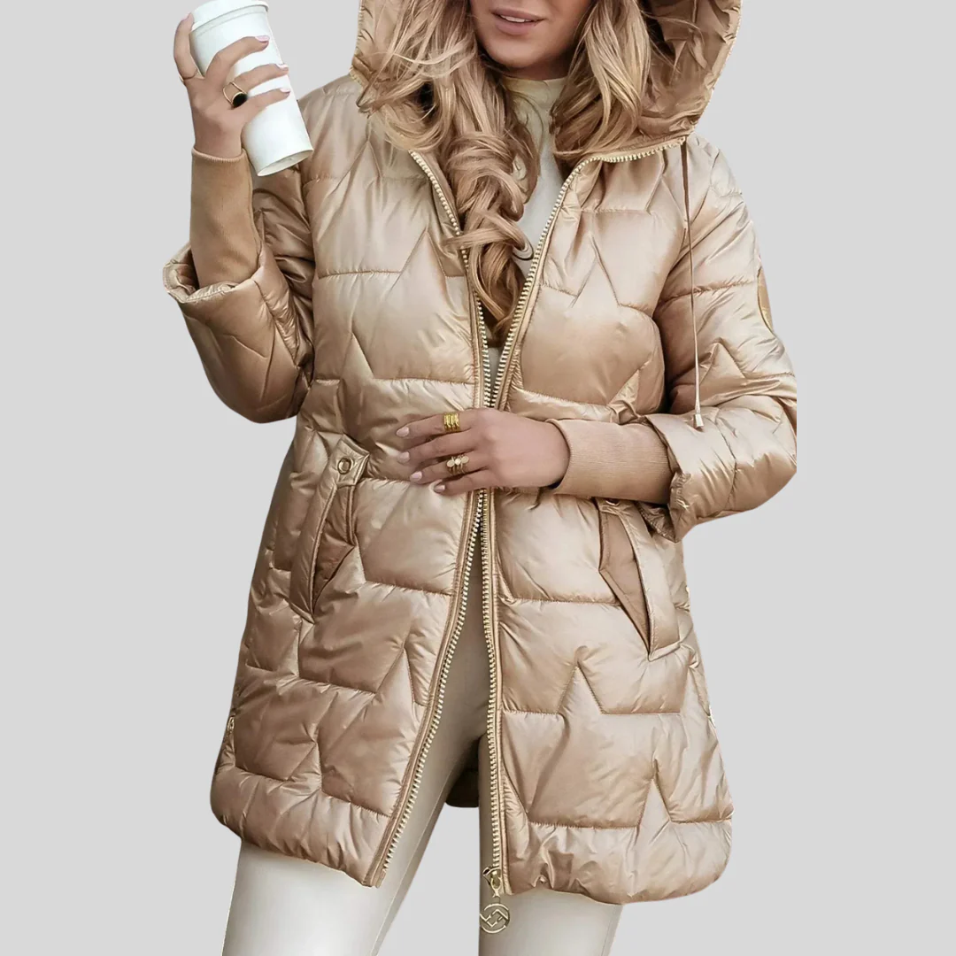 Manteau long matelassé pour femmes - Image 2