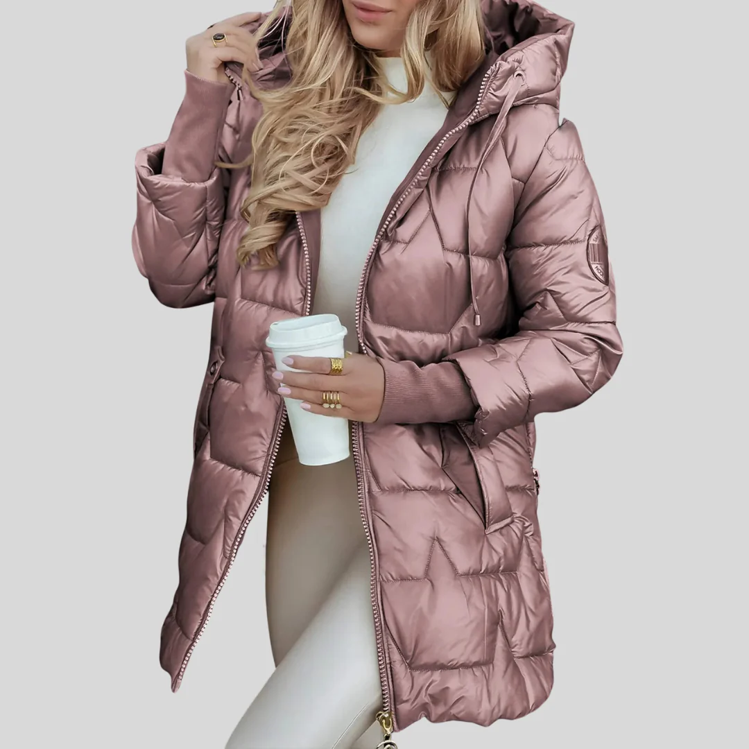 Manteau long matelassé pour femmes - Image 8