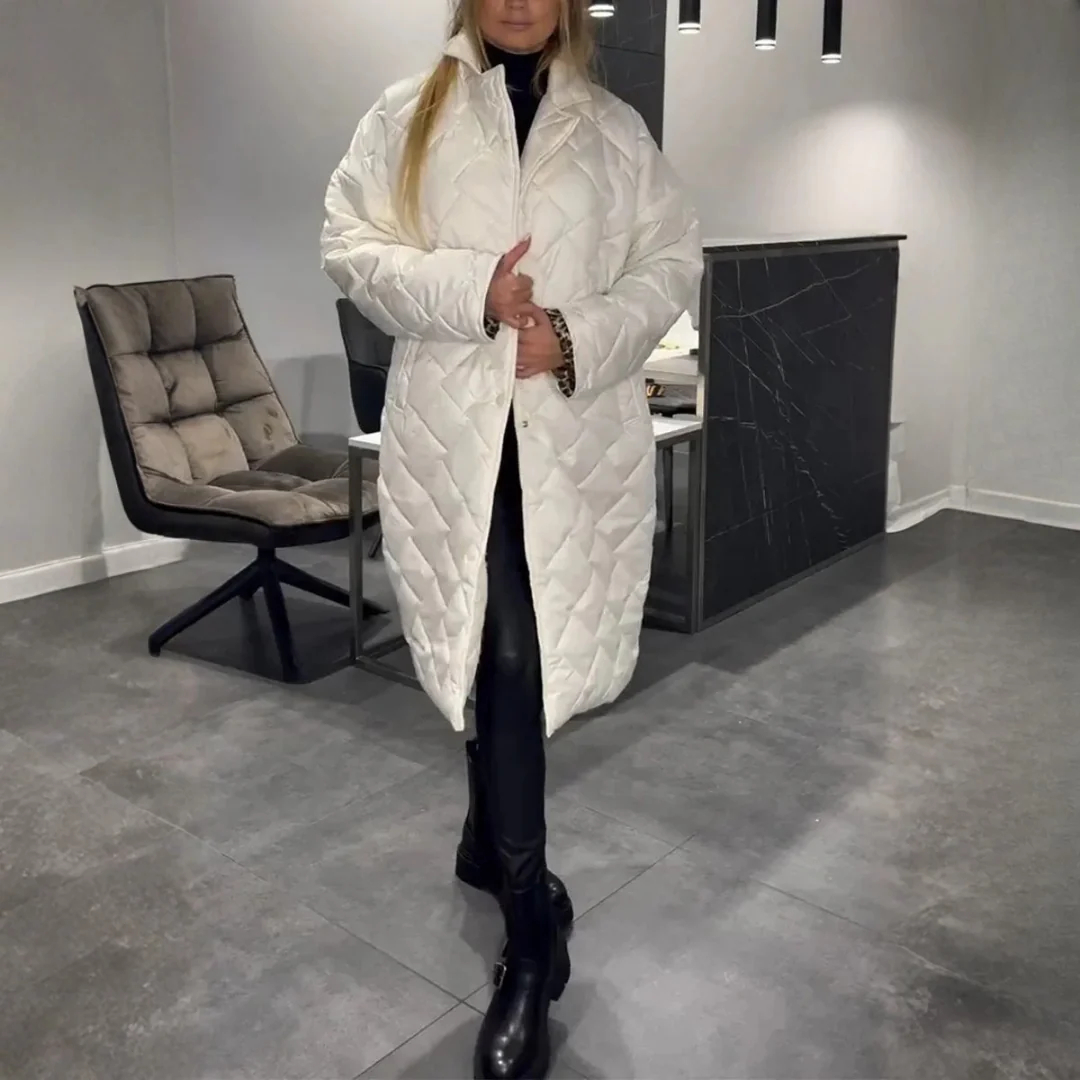 Veste matelassée réversible avec doublure léopard - Image 3