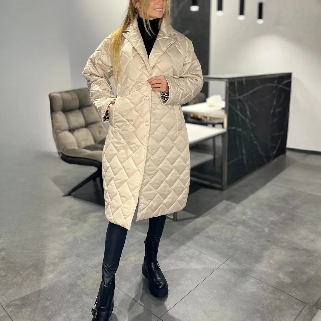 Veste matelassée réversible avec doublure léopard - Image 5