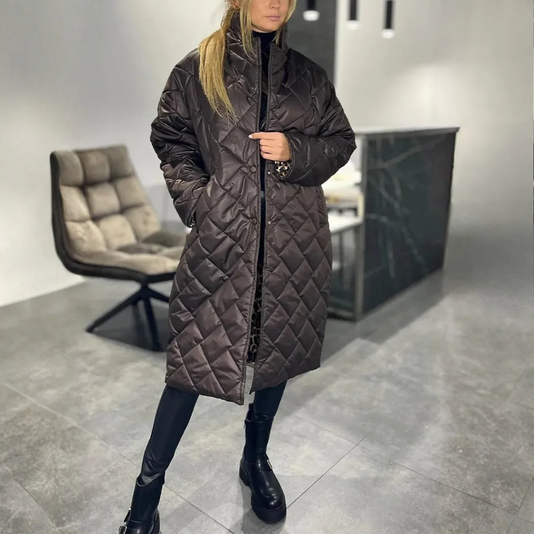 Veste matelassée réversible avec doublure léopard - Image 7