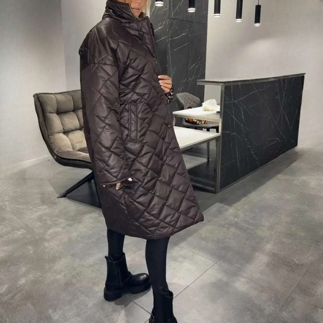 Veste matelassée réversible avec doublure léopard - Image 8