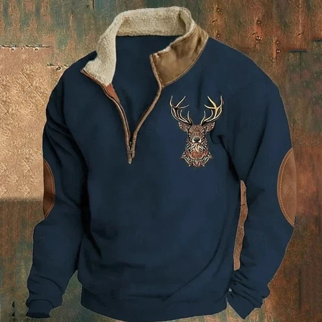 Veste en polaire broderie cerf - Image 3