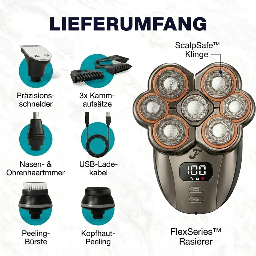 Rasoir Ălectrique avec Accessoires Premium - Image 4